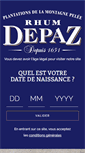 Mobile Screenshot of depaz.fr