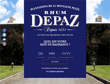 Tablet Screenshot of depaz.fr
